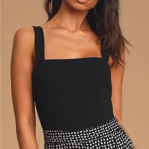 NWT Symbolize Black Sleeveless Bodysuit